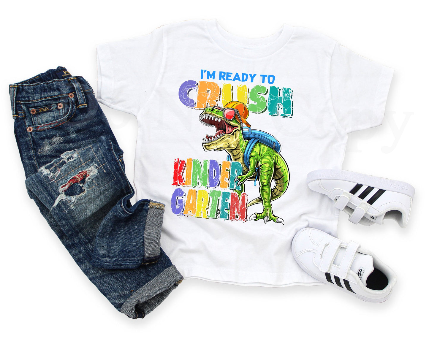 Ready to Crush Kindergarten-Dinosaur
