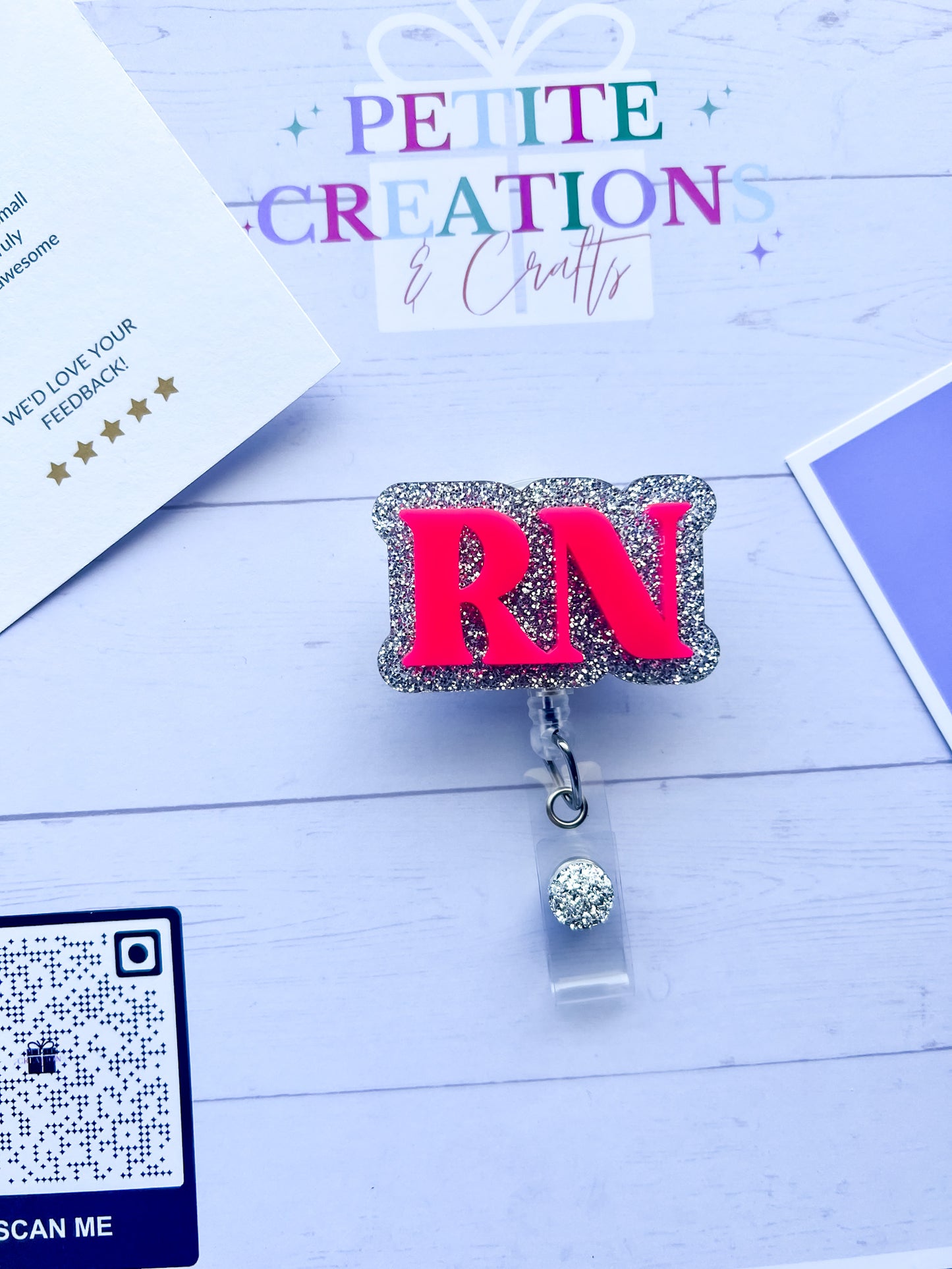 RN Acrylic Badge Reel