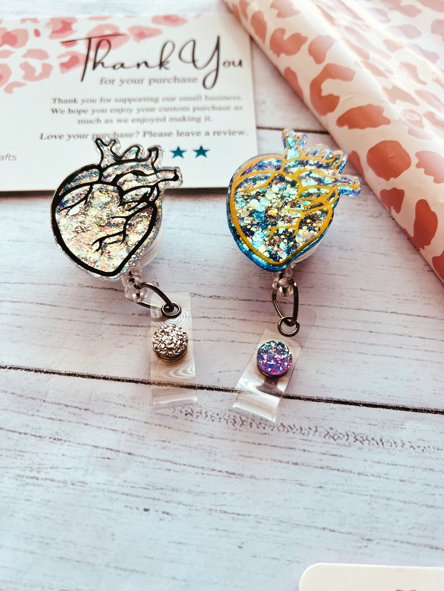 Anatomical Heart Badge Reel
