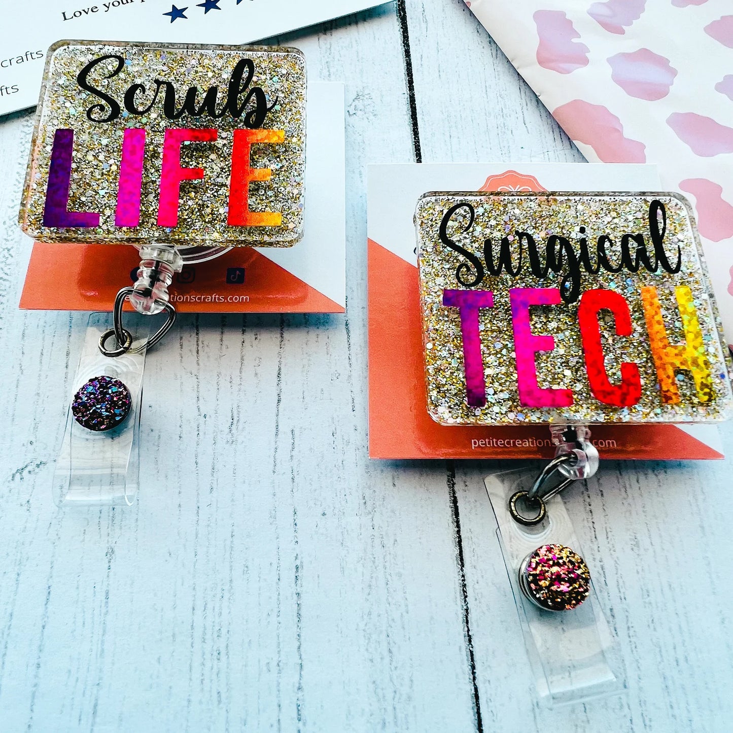 Surgical Tech or Scrub Life Badge Reel