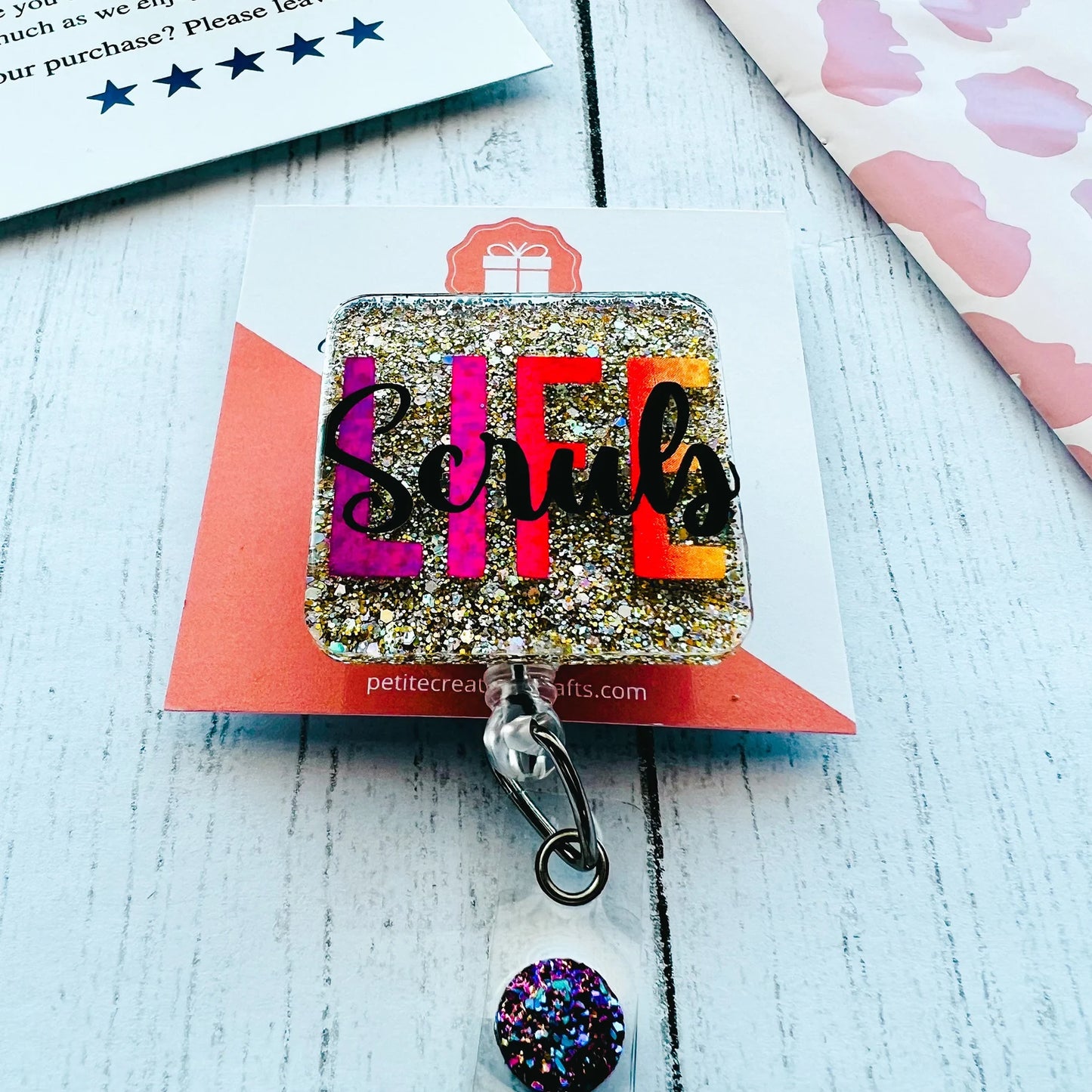 Scrub Life Holographic Badge Reel