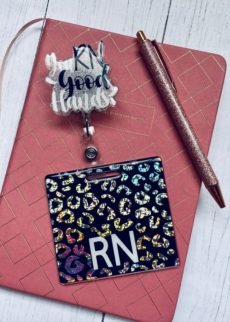 You RN Good Hands Badge Reel