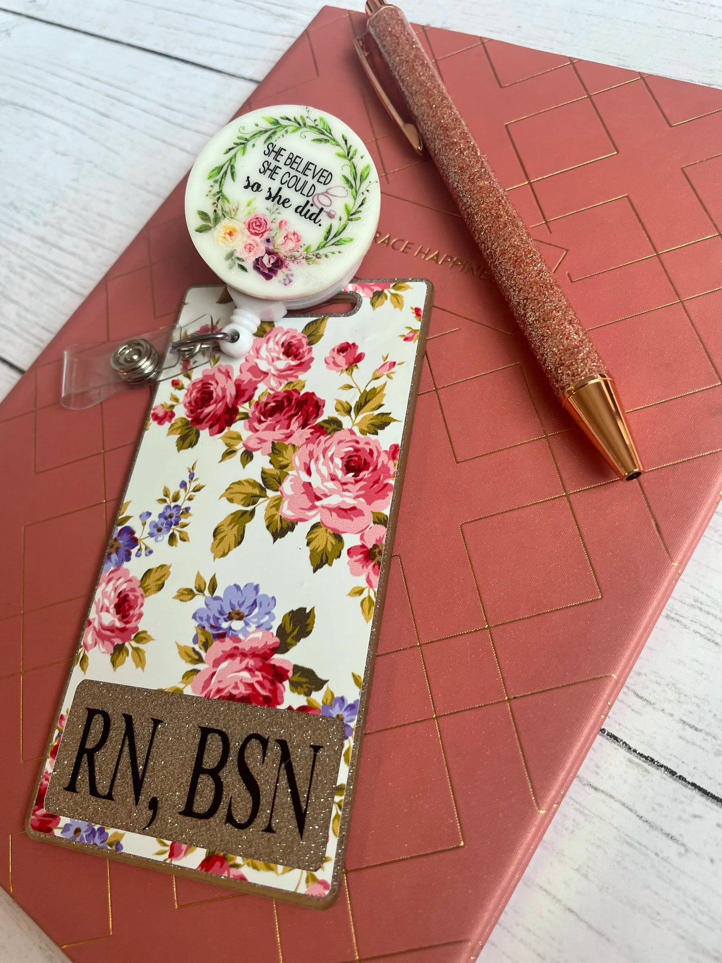 Floral Badge Buddy