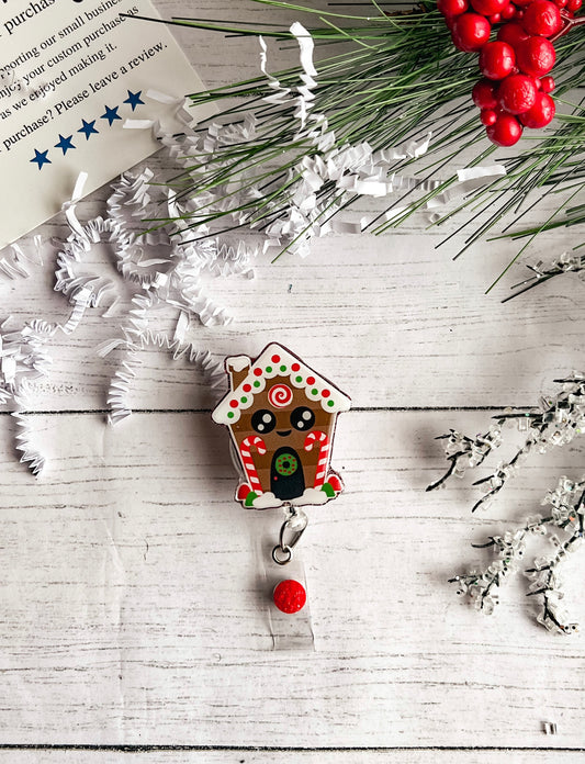 Gingerbread House Badge Reel