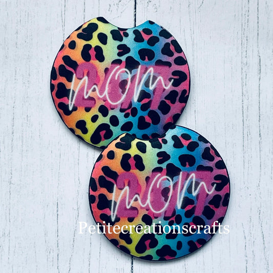 Lisa Frank Inspired Car Coaster